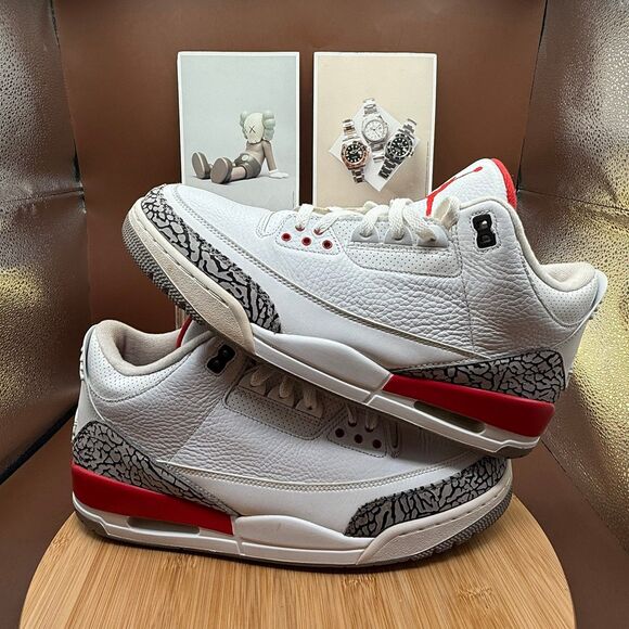 Jordan 3 Retro Hall of Fame 2018 Men’s Sz 13 main image 8